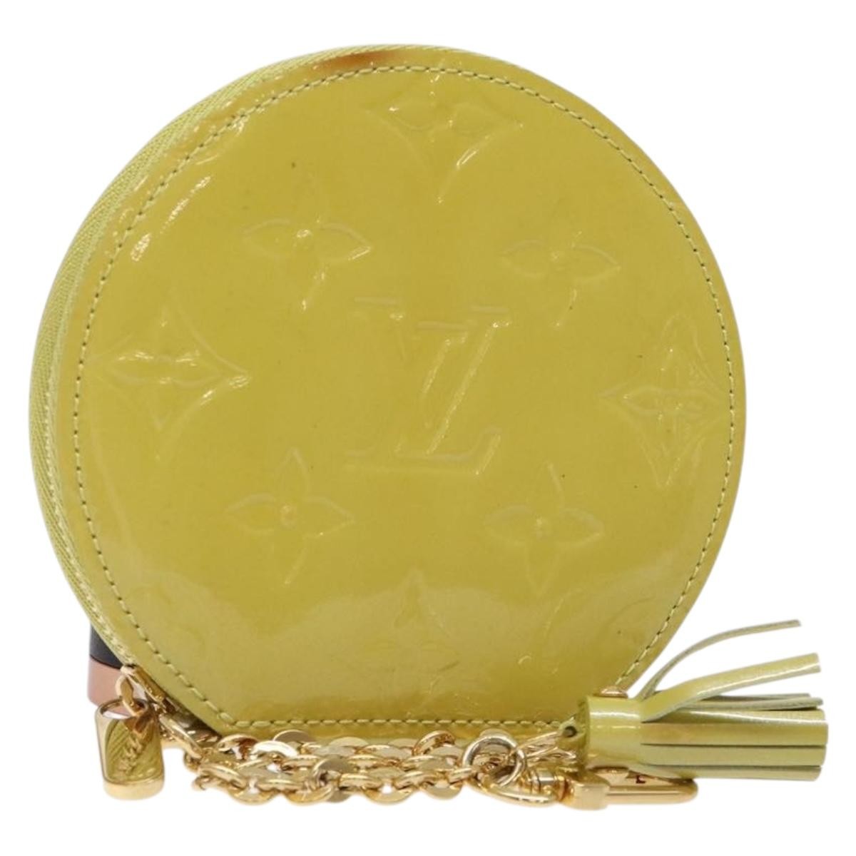 Louis Vuitton Boite Chapeau Coin Purse Monogram Vernis, BEIGE, PATENT_LEATHER, Wallets