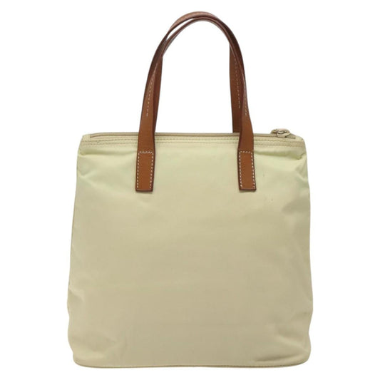 Prada Vintage Tote Tessuto, White, Nylon, Tote Bag