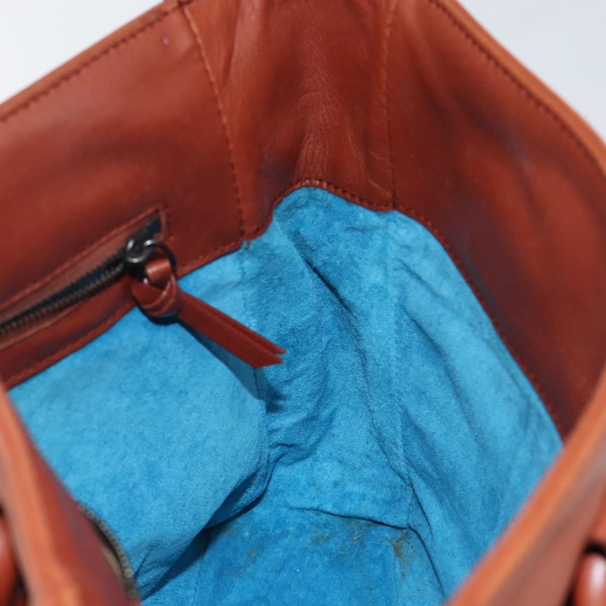 Bottega Veneta Parachute Handle Bag Intrecciato Leather, BROWN, LEATHER, Tote bag