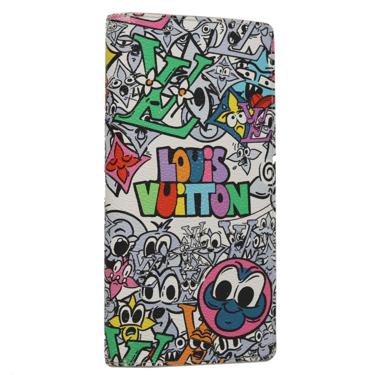 Louis Vuitton Brazza Long Bifold wallet Monogram Comics, MULTICOLOUR, CANVAS, Wallets