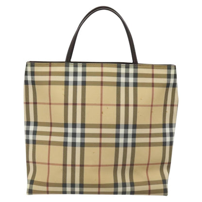 Burberry Nova Check Tote canvas check pattern, BEIGE, CANVAS, Tote bag