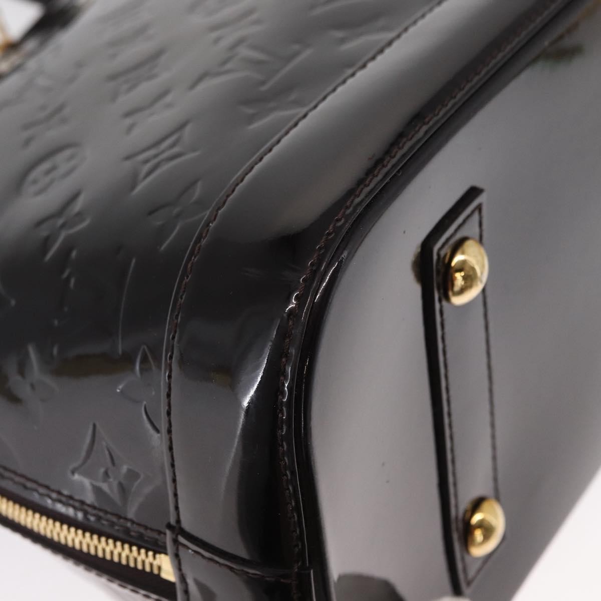 Louis Vuitton Alma Handbag Monogram Vernis, BURGUNDY, PATENT_LEATHER, Handbag