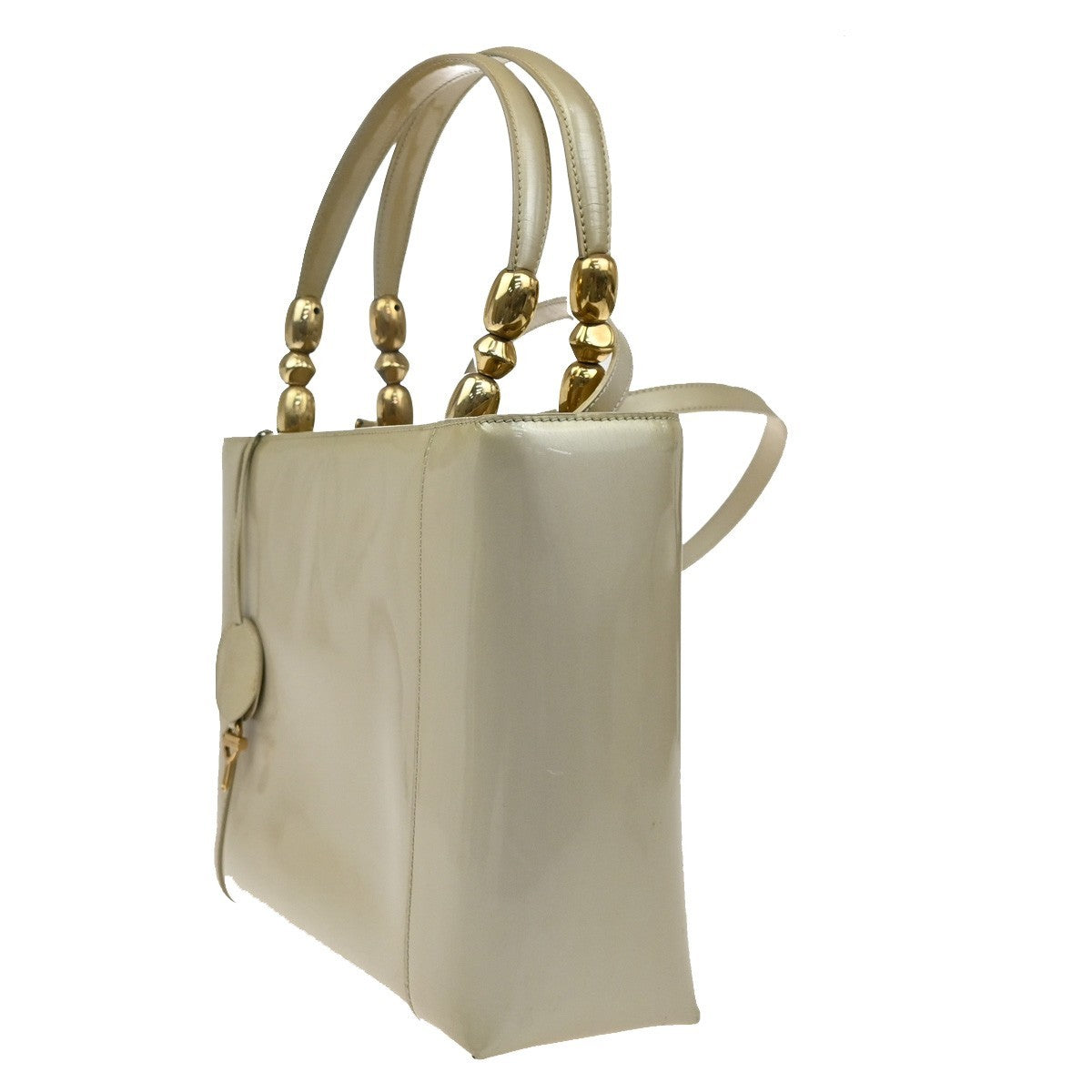 Christian Dior Malice handbag Patent leather, BEIGE, PATENT_LEATHER, Handbag