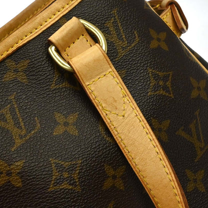 Louis Vuitton Batignolles Handbag Monogram Canvas, Brown, Canvas, Tote Bag