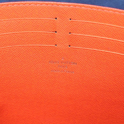 Louis Vuitton Pochette Voyage Epi Leather with Damier Graphite, BLUE, LEATHER, Clutche & pouche