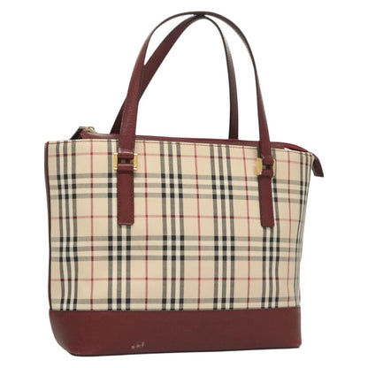 Burberry Nova Check Tote canvas check pattern, BEIGE, CANVAS, Tote bag