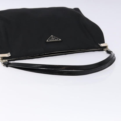 Prada Vintage Shoulder Bag Tessuto, BLACK, NYLON, Shoulder bag