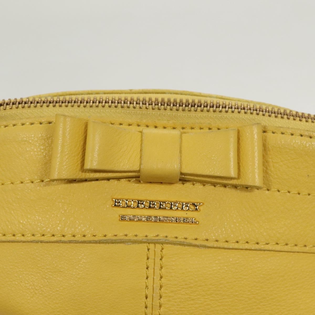 Burberry Blue Label shoulder bag Leather, YELLOW, LEATHER, Shoulder bag