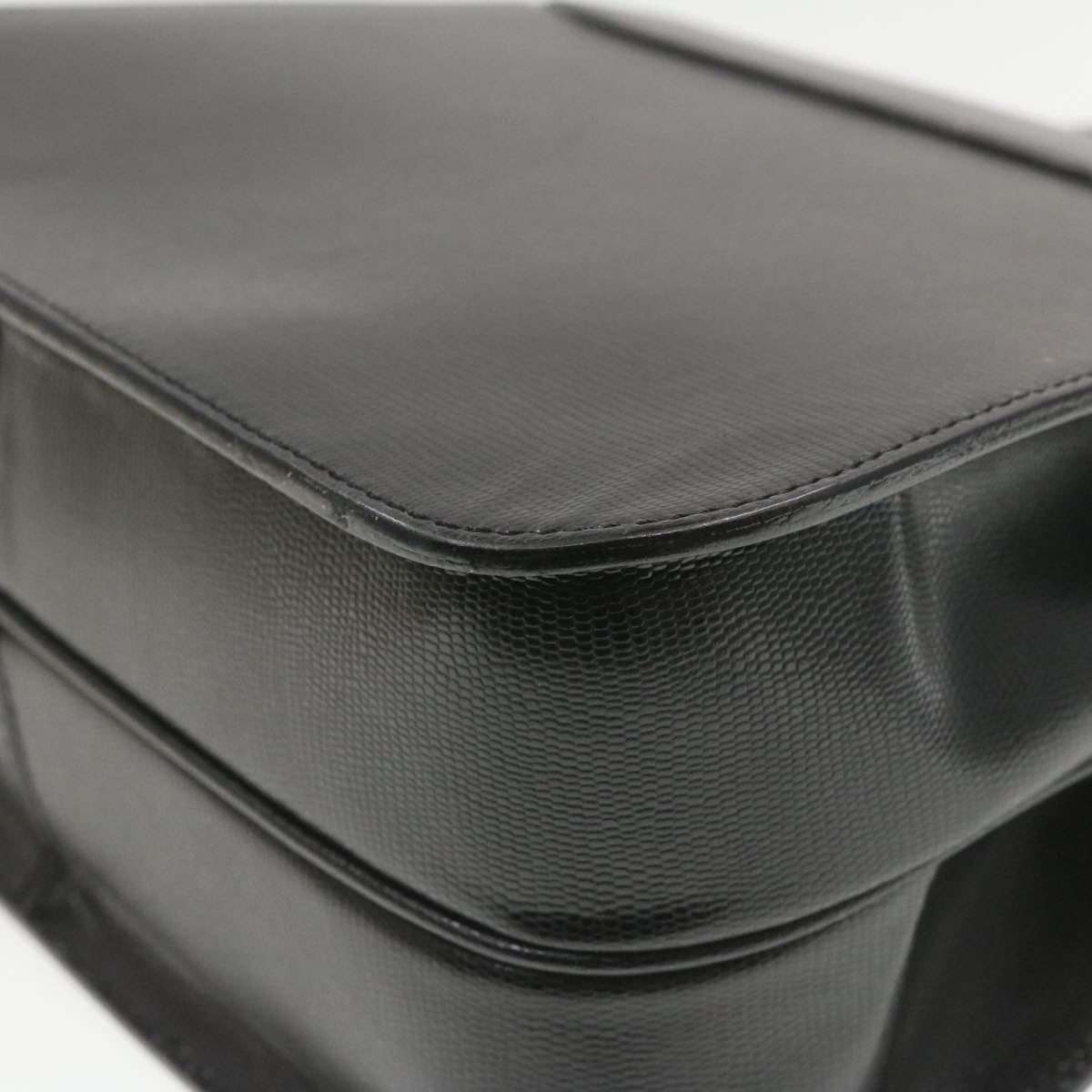 Celine Circle Logo Handbag Leather, BLACK, LEATHER, Handbag