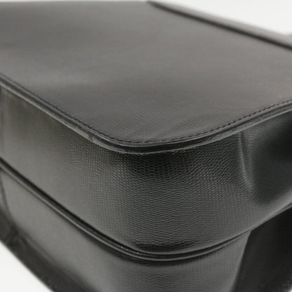 Celine Circle Logo Handbag Leather, BLACK, LEATHER, Handbag