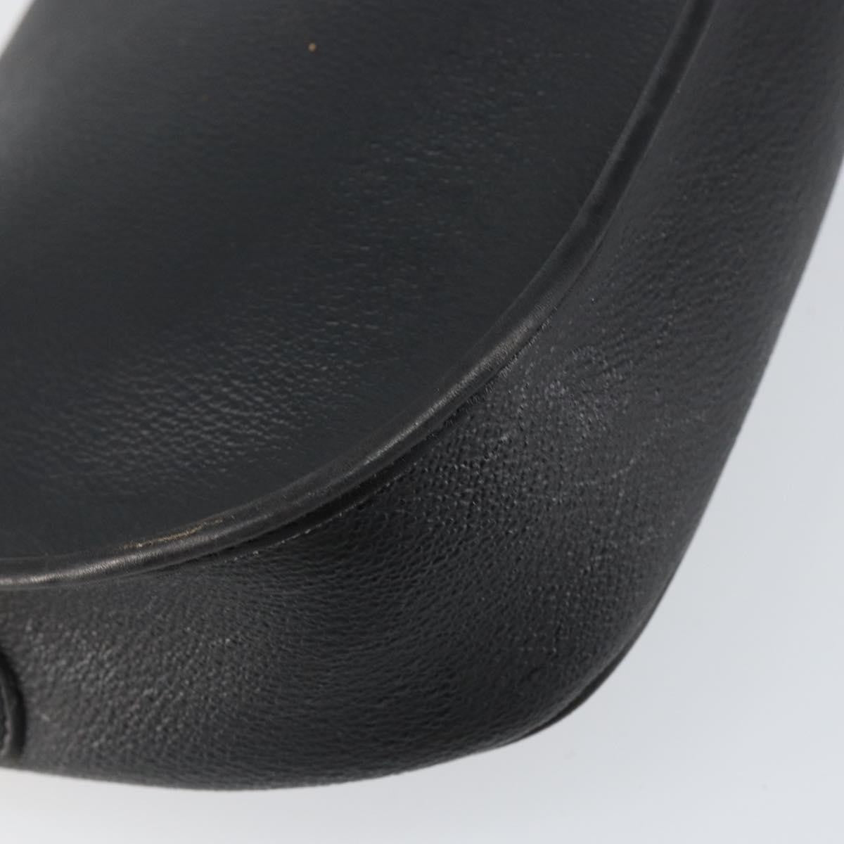 Christian Dior Vintage Honeycomb Flap Crossbody Bag Canvas and Leather, BLACK, CANVAS, Shoulder bag