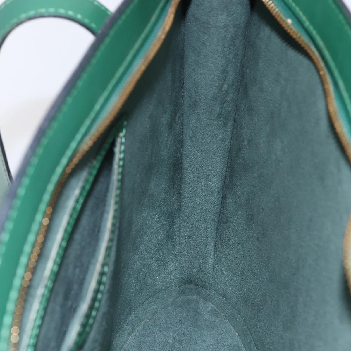 Louis Vuitton Saint Jacques Handbag Epi Leather, GREEN, LEATHER, Shoulder bag