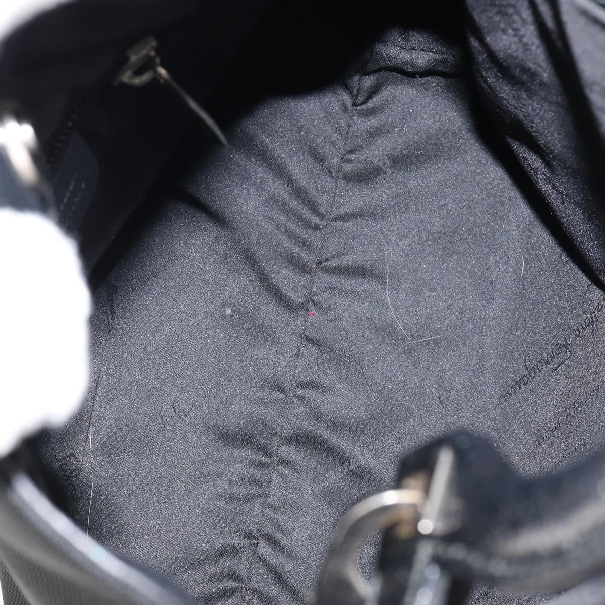 Salvatore Ferragamo Vintage Handbag Nylon, BLACK, NYLON, Handbag