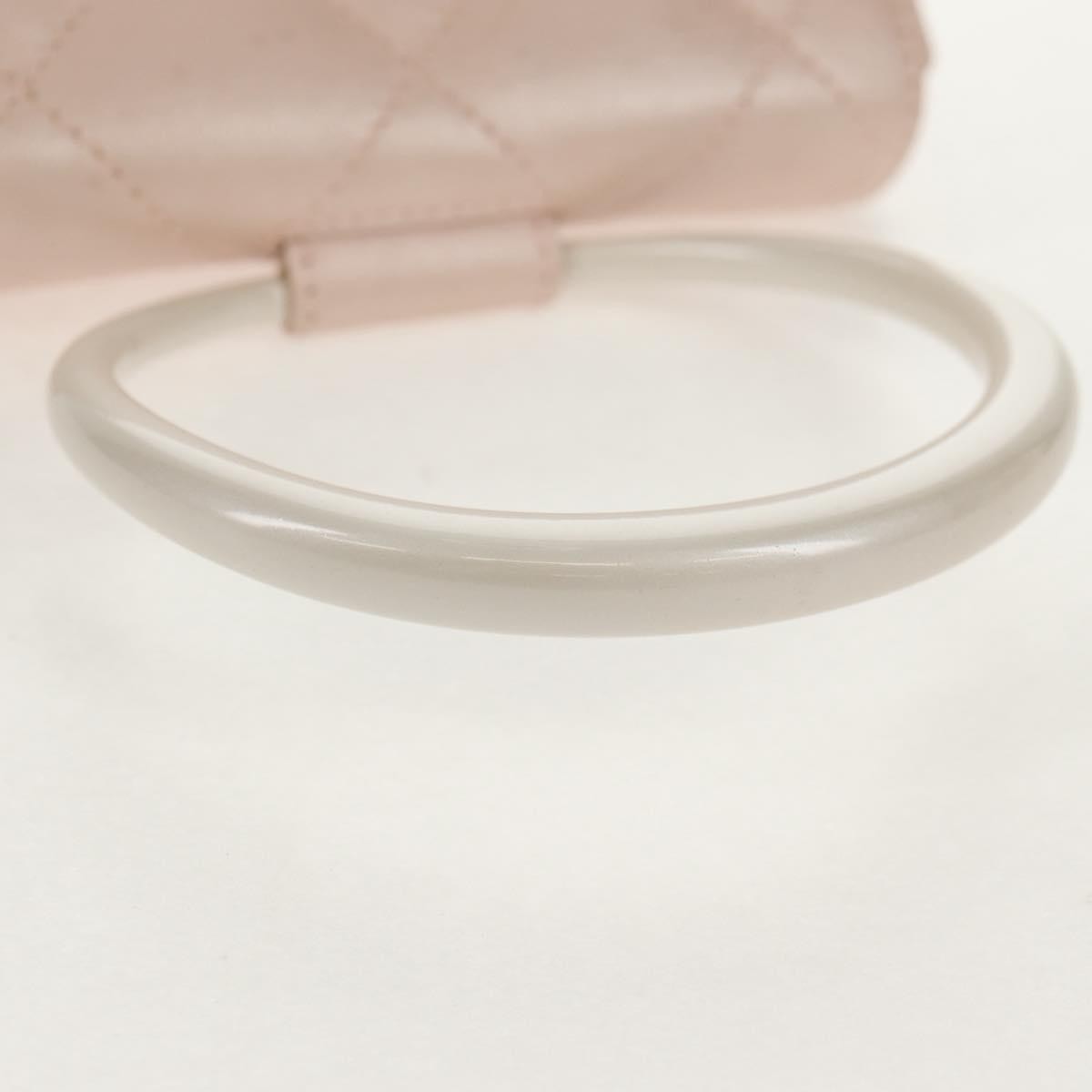 Chanel Ring Flap Bag Quilted Leather, PINK, LEATHER, Clutche & pouche