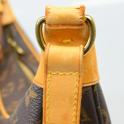 Louis Vuitton Boulogne Handbag Monogram Canvas, Brown, Canvas, Shoulder Bag