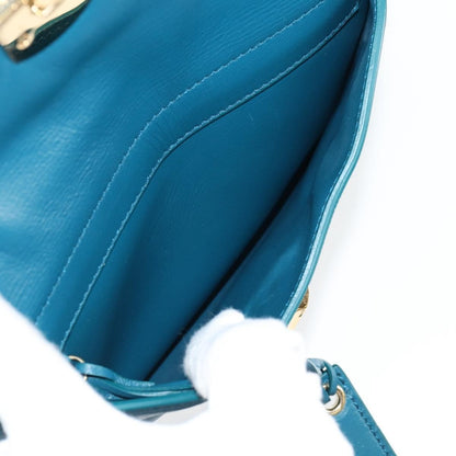 Balenciaga Padlock All Afternoon Tote Leather, BLUE, LEATHER, Handbag