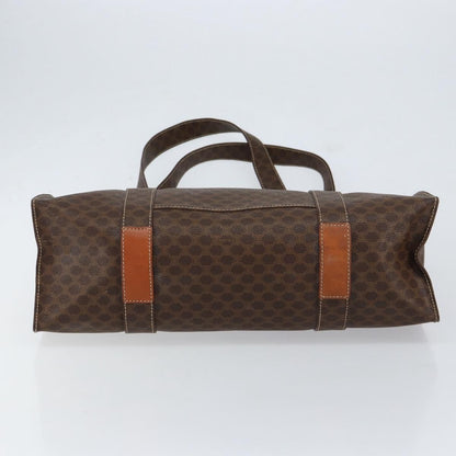 Celine Vintage Macadam Tote bag Canvas, BROWN, CANVAS, Tote bag