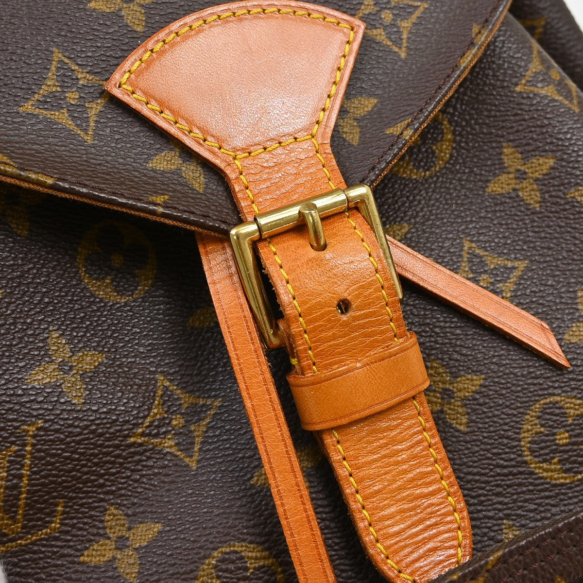 Louis Vuitton Vintage Montsouris Backpack Monogram Canvas, Brown, Canvas, Backpack