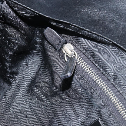Prada Vintage Shoulder Bag Tessuto, BLACK, NYLON, Shoulder bag