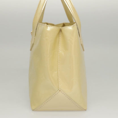 Louis Vuitton Wilshire Handbag Monogram Vernis, BEIGE, PATENT_LEATHER, Handbag