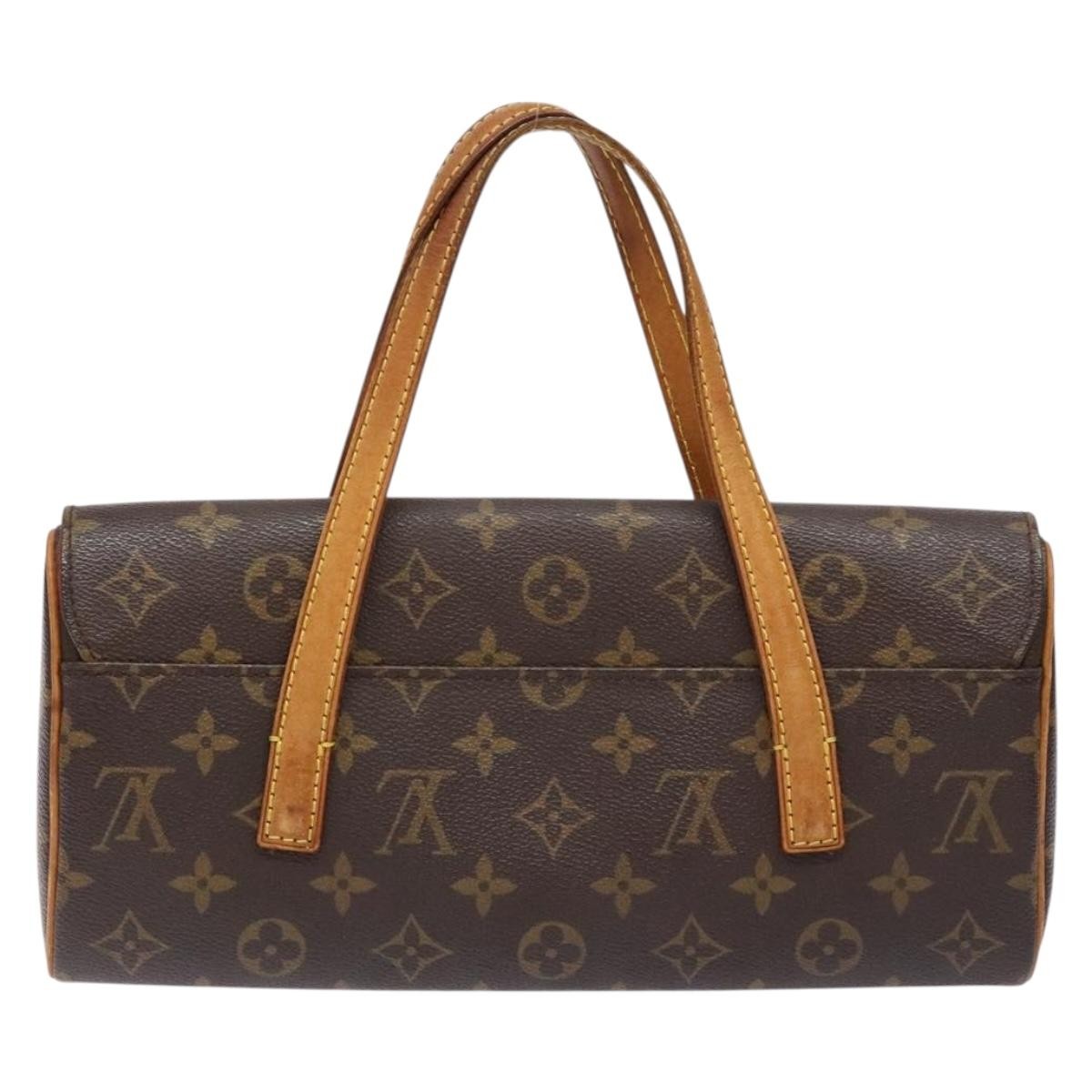Louis Vuitton Sonatine Handbag Monogram Canvas, BROWN, CANVAS, Handbag