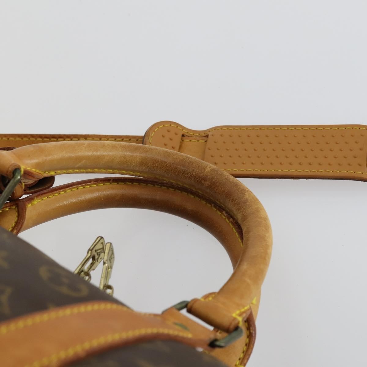 Louis Vuitton Keepall Bandouliere Bag Monogram Canvas, BROWN, CANVAS, Travel bag