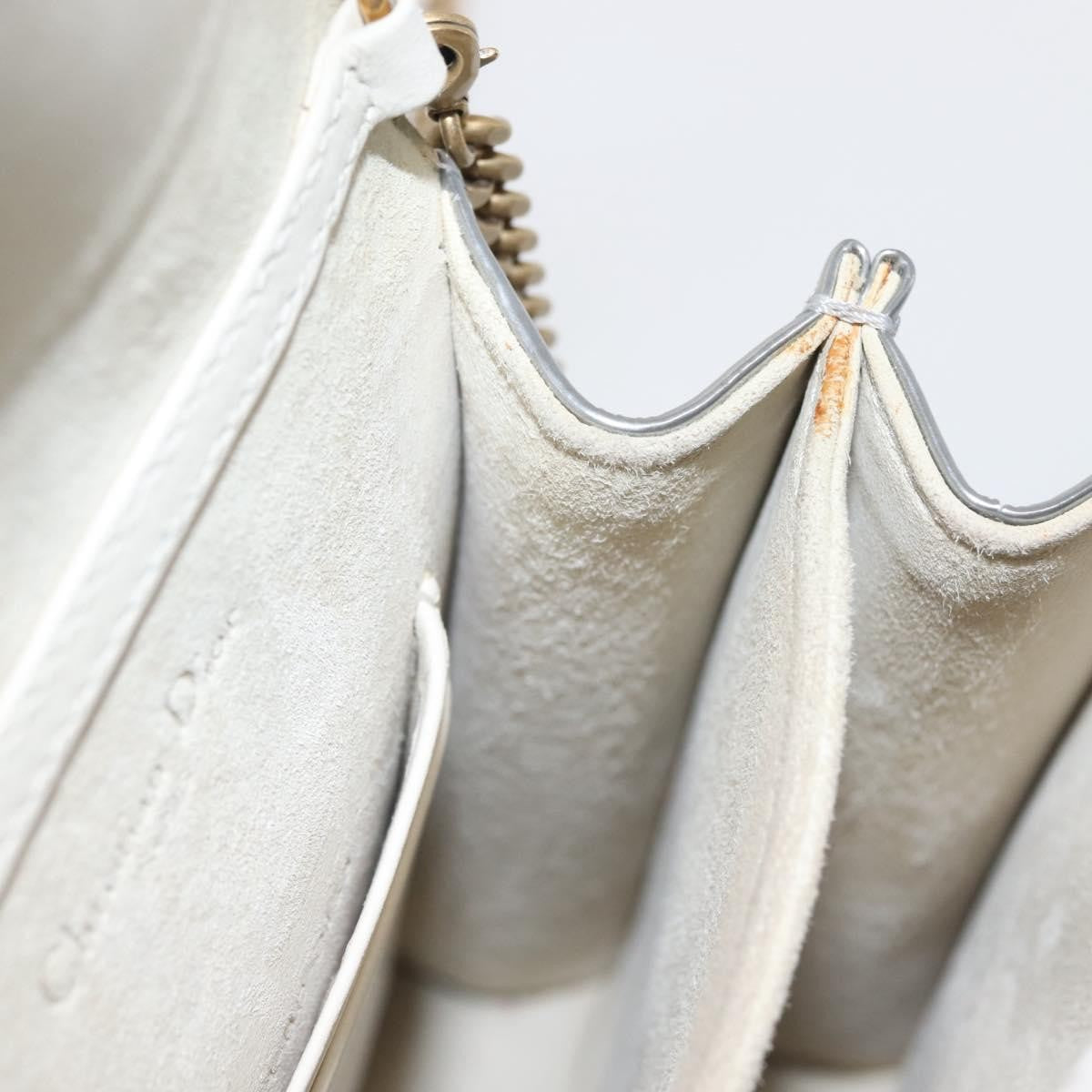 Christian Dior Ultra Matte Diorama Vertical Clutch on Chain Studded Leather, SILVER, PATENT_LEATHER, Clutche & pouche