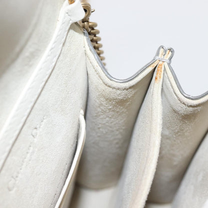 Christian Dior Ultra Matte Diorama Vertical Clutch on Chain Studded Leather, SILVER, PATENT_LEATHER, Clutche & pouche