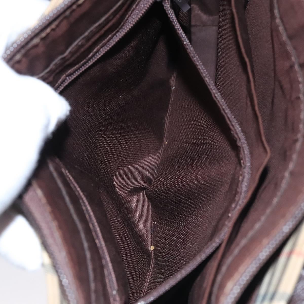 Burberry Nova Check Handbag Nova Check Canvas, BEIGE, CANVAS, Handbag