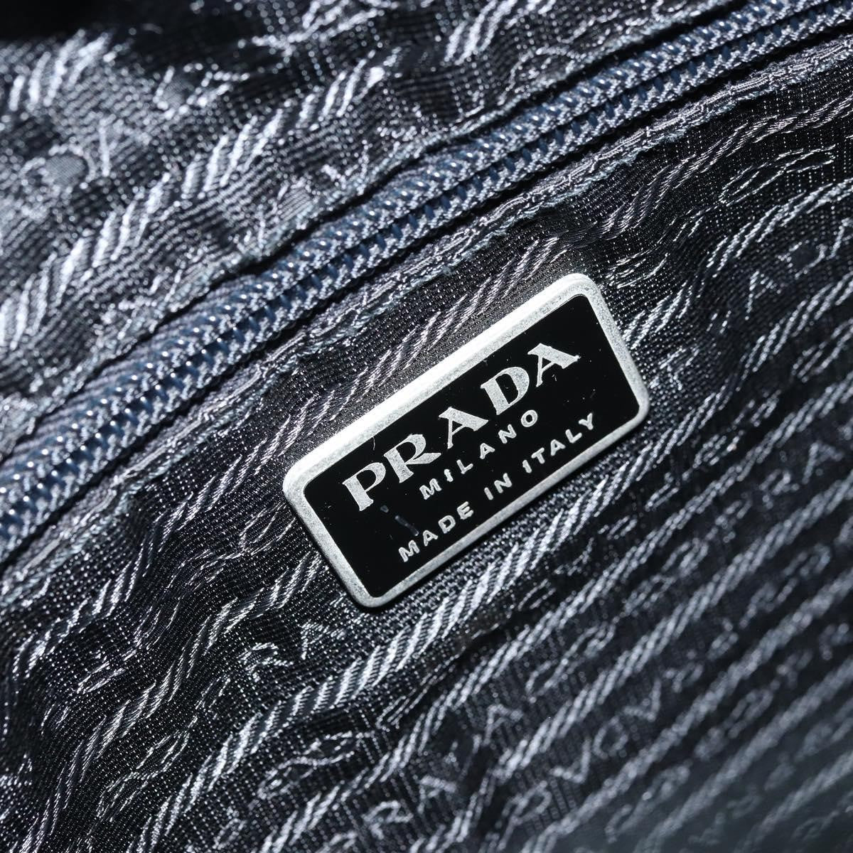 Prada Vintage Zip Tote Tessuto, BLACK, NYLON, Tote bag