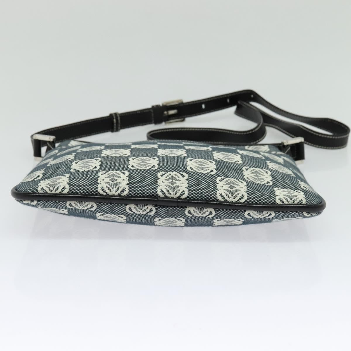 Loewe Anagram Shoulder Bag Canvas, GRAY, CANVAS, Shoulder bag