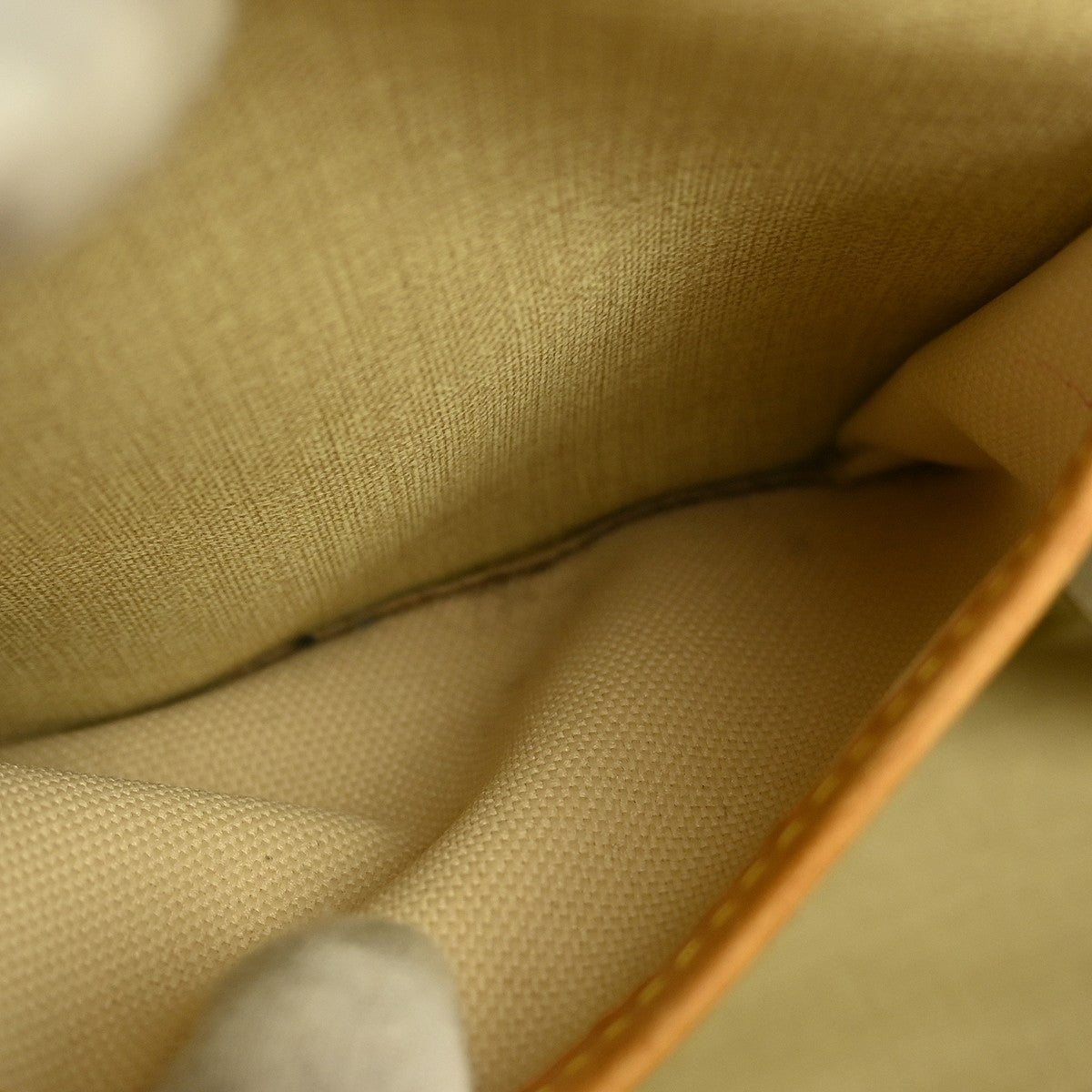 Louis Vuitton Deauville Handbag Monogram Canvas, BROWN, CANVAS, Handbag