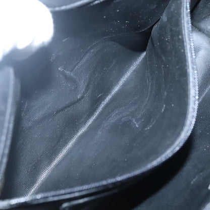 Chanel Vintage Full Flap Bag Quilted Lambskin, BLACK, LEATHER, Handbag