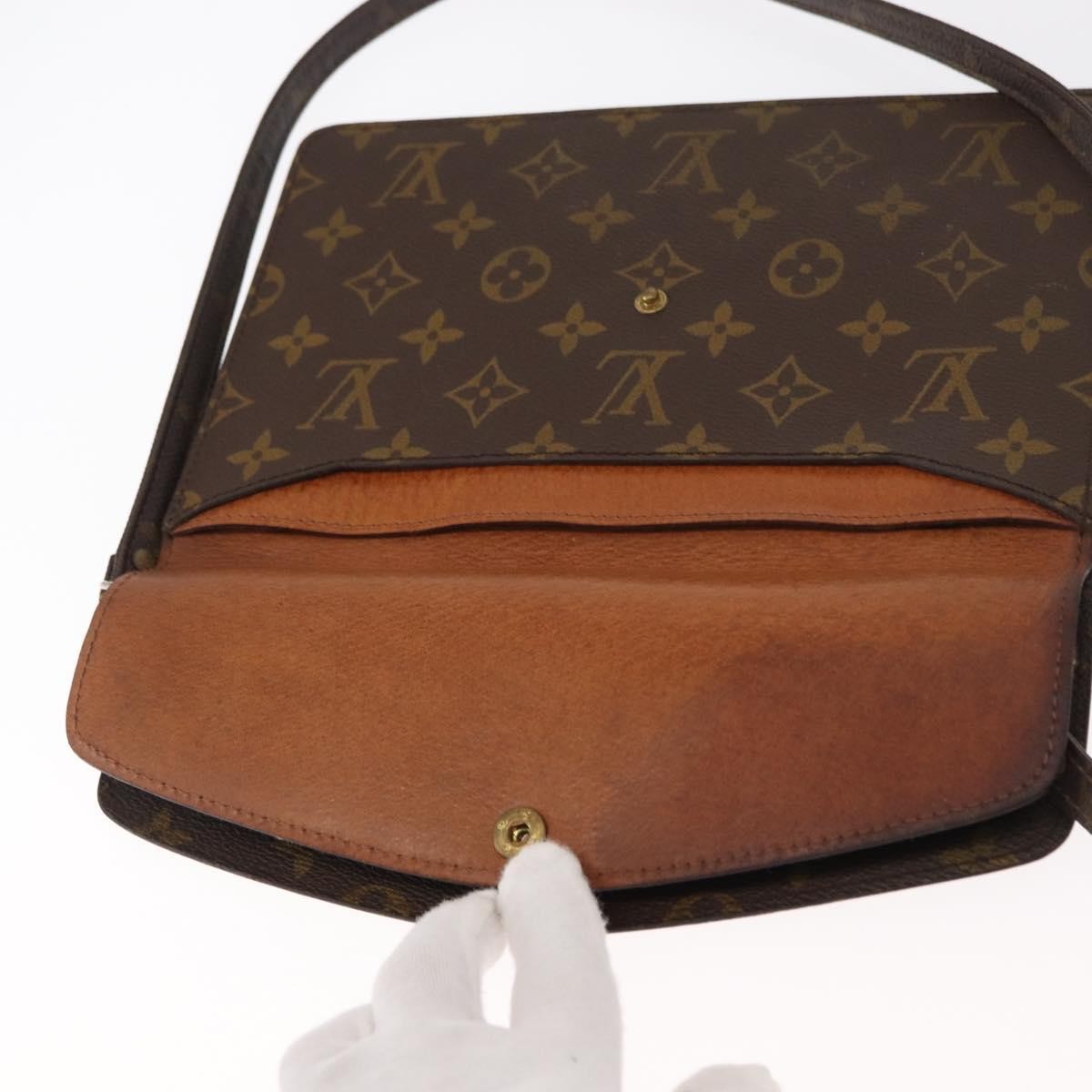 Louis Vuitton Double Rabat Handbag Monogram Canvas, BROWN, CANVAS, Shoulder bag