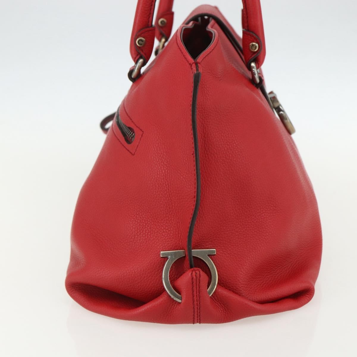 Salvatore Ferragamo Soft Sofia Tote Leather, RED, LEATHER, Tote bag
