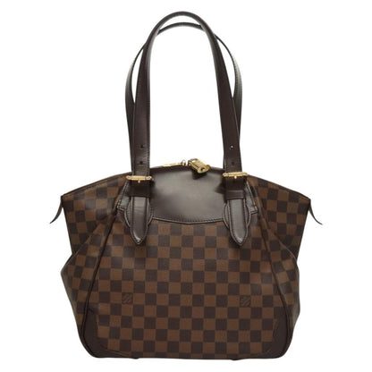 Louis Vuitton Verona Handbag Damier, BROWN, CANVAS, Shoulder bag