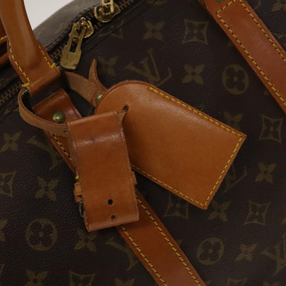 Louis Vuitton Keepall Bag Monogram Canvas, BROWN, CANVAS, Travel bag