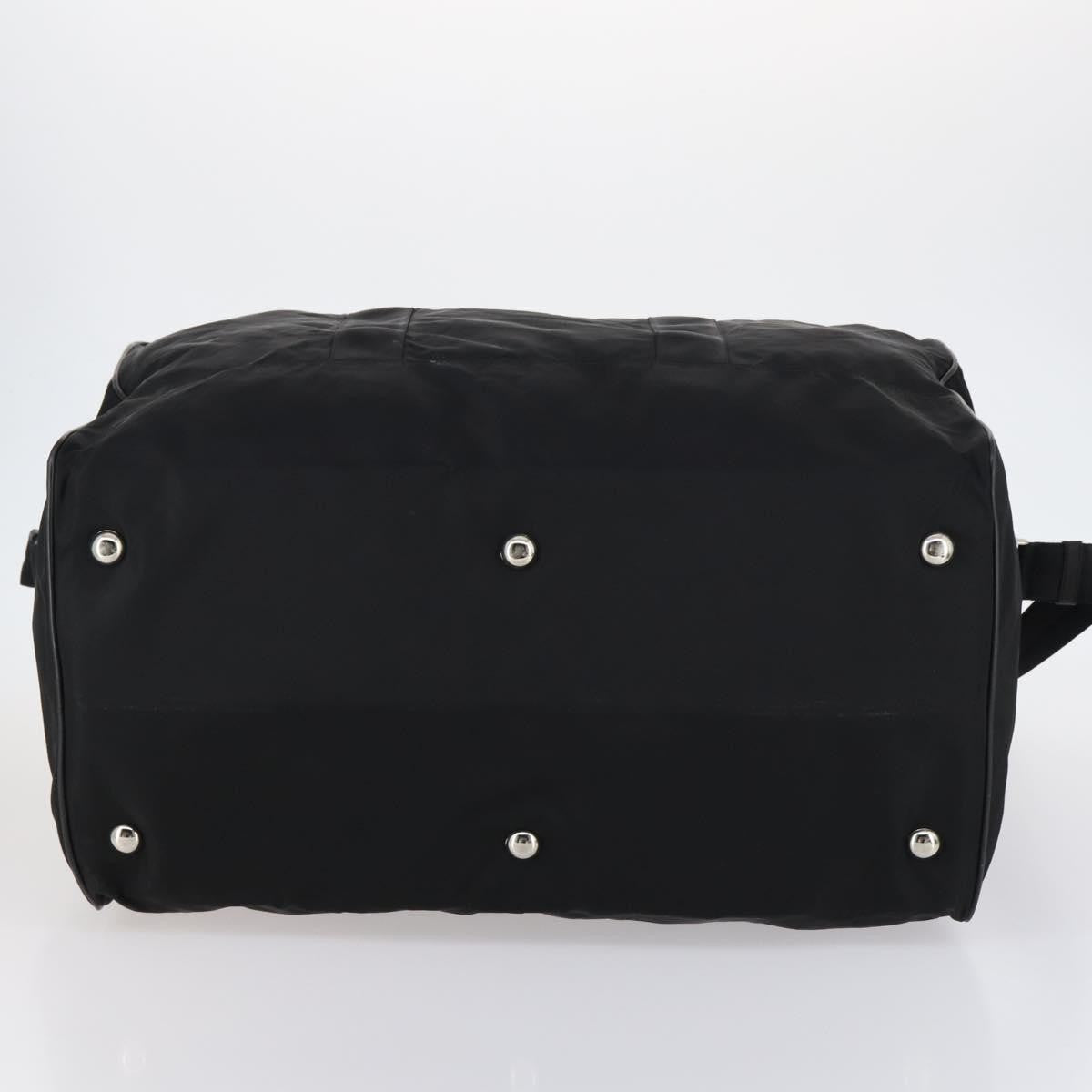 Prada Boston Bag Tessuto, BLACK, NYLON, Handbag