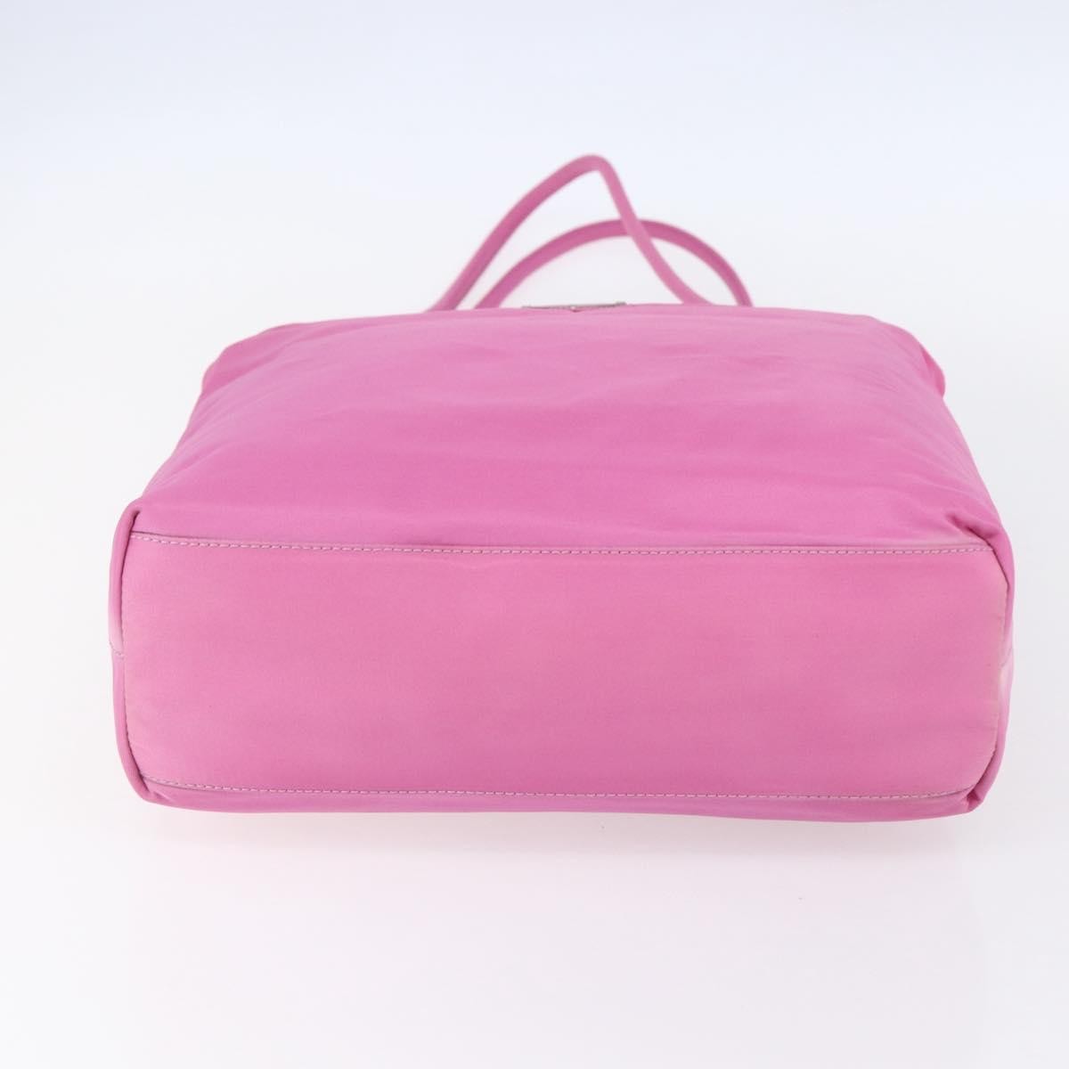 Prada Vintage Zip Tote Tessuto, PINK, NYLON, Tote bag