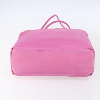 Prada Vintage Zip Tote Tessuto, PINK, NYLON, Tote bag