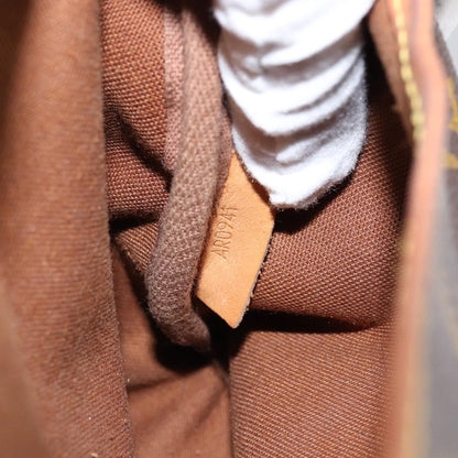 Louis Vuitton Saumur Handbag Monogram Canvas, BROWN, CANVAS, Shoulder bag