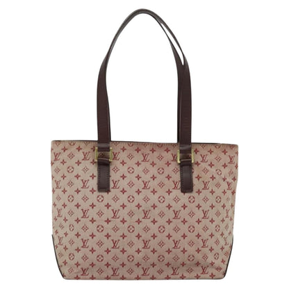 Louis Vuitton Cabas Piano Monogram Canvas, RED, CANVAS, Tote bag