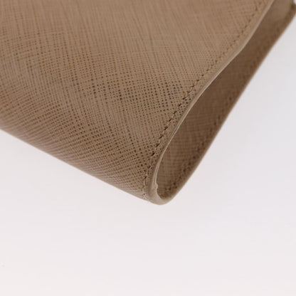 Salvatore Ferragamo Gancini Shoulder Bag Leather, BEIGE, LEATHER, Shoulder bag