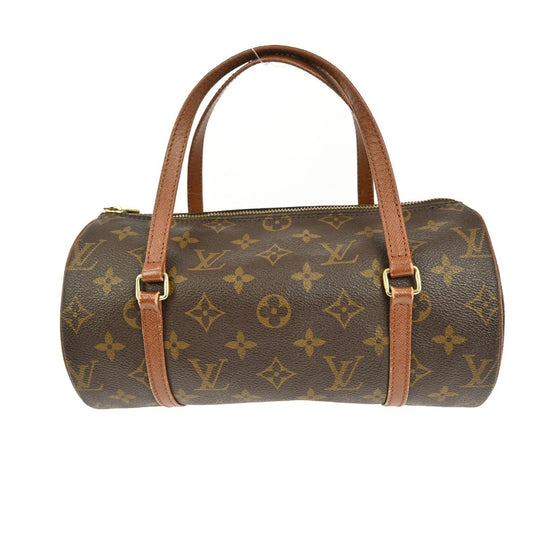 Louis Vuitton Papillon Handbag Monogram Canvas, BROWN, CANVAS, Handbag