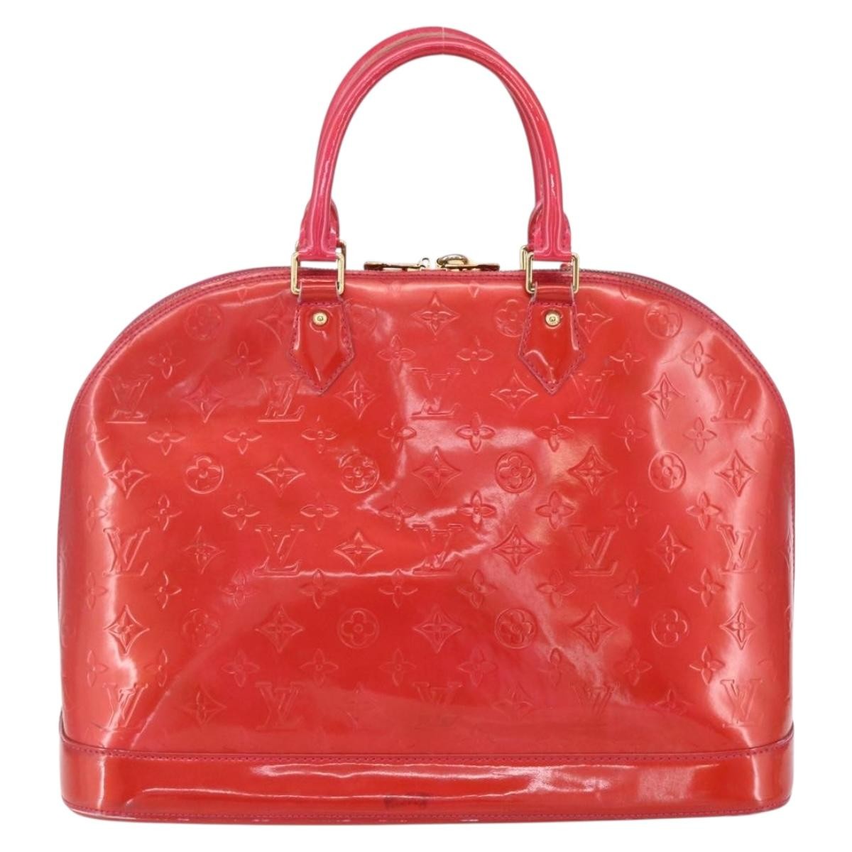 Louis Vuitton Alma Handbag Patent Leather, PINK, PATENT_LEATHER, Handbag