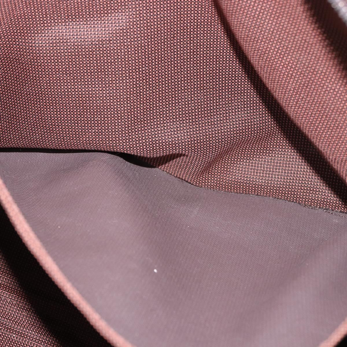 Hermes Fourre Tout Tote Canvas, Brown, Canvas, Tote Bag