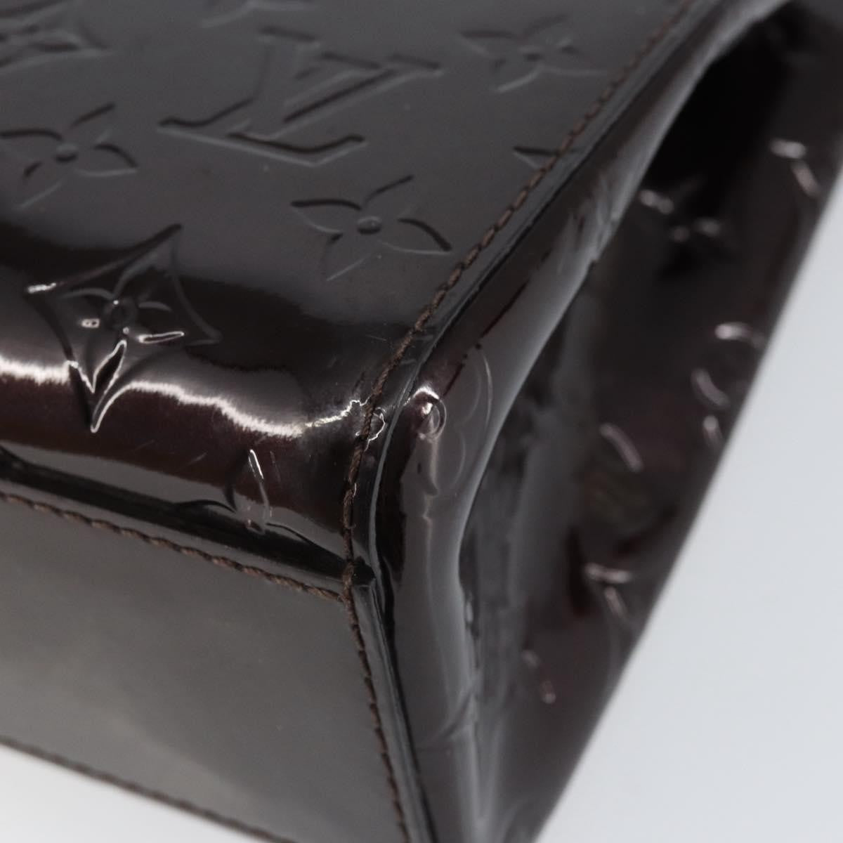 Louis Vuitton Catalina Handbag Monogram Vernis, PURPLE, PATENT_LEATHER, Handbag