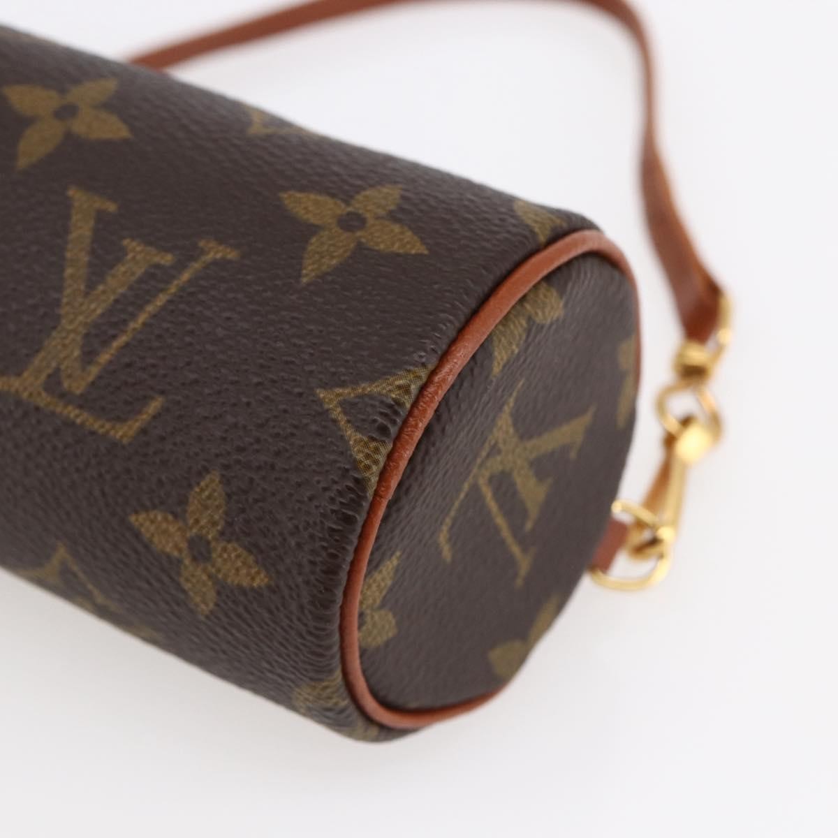 Louis Vuitton Papillon Pochette Monogram Canvas, BROWN, CANVAS, Handbag