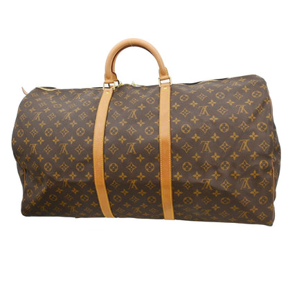 Louis Vuitton Keepall Bag Monogram Canvas, Brown, Canvas, Travel Bag