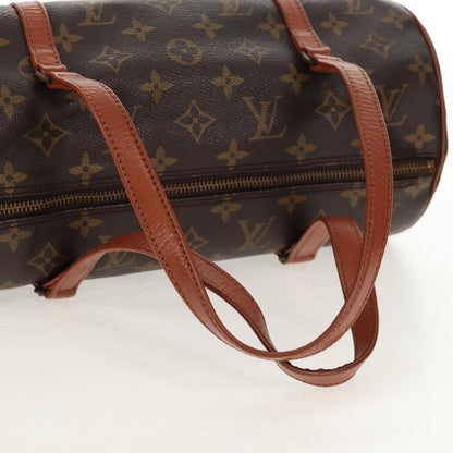 Louis Vuitton Papillon Handbag Monogram Canvas, BROWN, CANVAS, Handbag